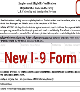 Form I-9 Employment Eligibility Verification Services Consultants in Kent, Wa