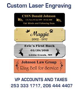 Custom Laser Engraving Services in Kent USA
