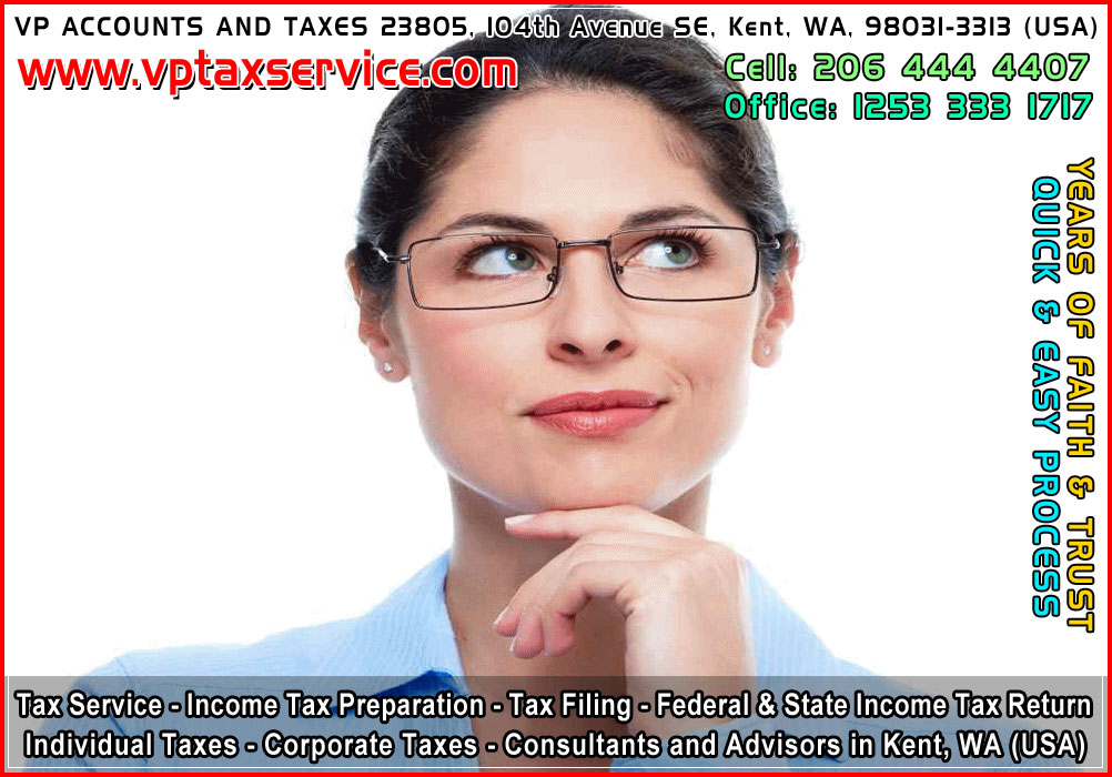 individual tax returns Seattle wa income tax filing state tax return filing kent seattle wa usa